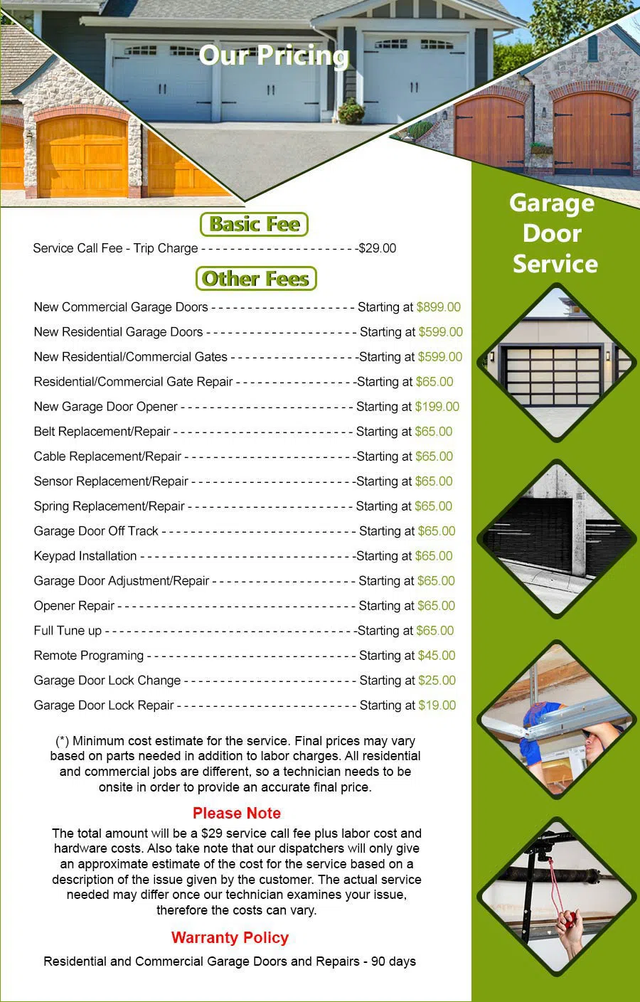 Interstate Garage Door Service Houston, TX 713-893-8120